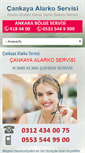 Mobile Screenshot of cankayaalarkoservisi.net