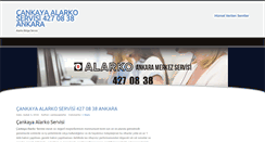 Desktop Screenshot of cankayaalarkoservisi.com